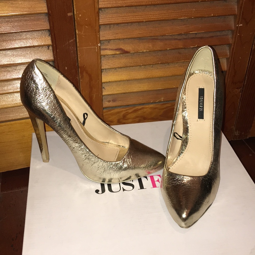 Gold heels